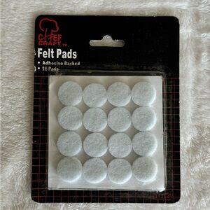 White Felt Pads